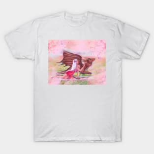 Poppy and Polly dragon art by Renee Lavoie T-Shirt